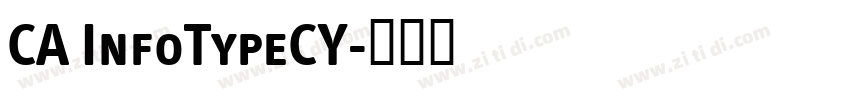 CA InfoTypeCY字体转换